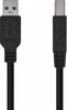 Cable AISENS USB 3.0 Tipo A/M-B/M Negro 3m (A105-0445) | (1)