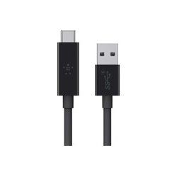Imagen de Cable BELKIN USB-C a USB-A 3.1 Negro (F2CU029BT1M-BLK)