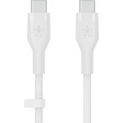 Cable BELKIN USB-C a USB-C Flex 2m Blanco(CAB009BT2MWH) | 0745883832309