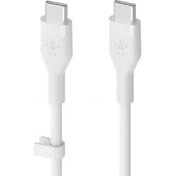 Imagen de Cable BELKIN USB-C a USB-C Flex 3m Blanco(CAB009BT3MWH)