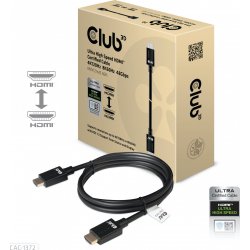 Cable Club 3D HDMI 2.1 4K120Hz, 8K60Hz M/M 2m CAC-1372 | 8719214471156 [1 de 9]