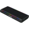 Caja TOOQ SSD M.2/PCIe/SATA USB3 RGB Negra (TQE-2222B) | (1)