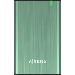Imagen de Caja HDD AISENS 2.5`` SATA USB3.0/3.1 Verde ASE-2525SGN