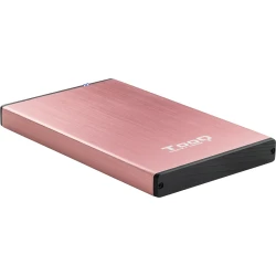 Imagen de Caja HDD TOOQ 2.5`` SATA USB3.0/3.1 Rosa (TQE-2527P)