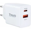 Cargador de Pared TOOQ 18W/20W USB-A/C (TQWC-2SC04WT) | (1)