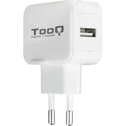 Cargador de Pared TOOQ 12W USB 2.0 Blanco (TQWC-1S01WT) | 8433281010796 [1 de 5]
