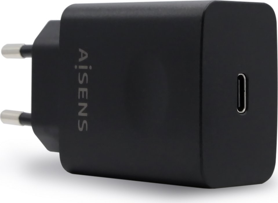 Aisens ASCH-1PD65D-BK Cargador de Portátil 1x USB Tipo-C 65W Negro