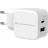 Conceptronic Cargador de dispositivo móvil Interior USB 2.0/USB Tipo C Blanco | (1)