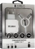 Cargador Pared SUBBLIM USB Cable 3en1 (SUB-CHG-1ZWC01) | (1)