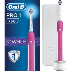 Cepillo Dental BRAUN Oral-B Pro 750 3DWhite Rosa | PRO 750 PK | 4210201162308