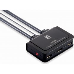 KVM LEVEL ONE SWITCH 2 PUERTOS HDMI USB KVM-0290 | 0846359034019 [1 de 3]