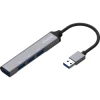 Hub AISENS USB-A 3.0 a 4xUSB-A 3.0 Gris (A106-0540) | (1)
