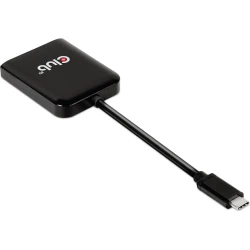 Adaptador Club 3D USB-C/M a 2x DP/H Negro (CSV-1555) | 8719214471934 [1 de 9]