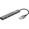 Hub Trust Halyx USB 2.0 a 4xUSB 2.0 Aluminio (23786) | (1)