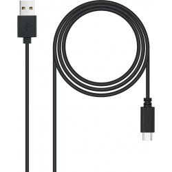 Imagen de Nanocable USB2.0 Usb-C/M-USB-A/M 3m Negro (10.01.2103)