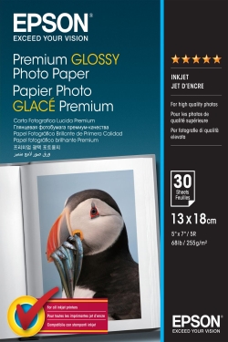 Papel Epson Premium Photo 13x18cm 30hojas (C13S042154)