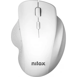 Ratón Nilox óptico Rf 3200dpi Plata Blanco (NXMOWI3 | NXMOWI3002 | 8435693100423