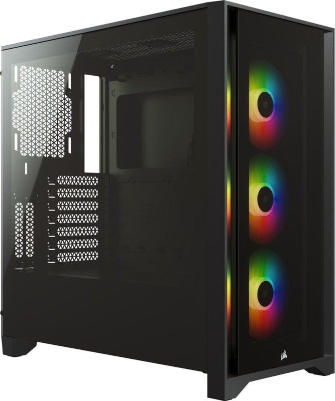 Corsair 4000X RGB Black - Caja ATX Negra