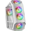 Mars Gaming MC51W Caja PC Gaming ATX Doble Cristal Templado 5xVentilador RGB Blanco | (1)