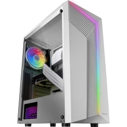 Mars Gaming MC-X7 Blanco Caja PC Gaming ATX Frontal ARGB Ventilador 12cm RGB Ven | MCX7W | 8435693101970 [1 de 6]