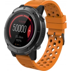 Smartwatch DENVER 1.3`` BT GPS Naranja (SW-510 ORANGE) | SW-510 BLACK+ORANGE STRAP | 5706751046988