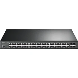 Swicth TP-LINK 48P Gigabit 4xSFP Gest. L2 (TL-SG3452P) | TPL TLSG3452P | 6935364006280
