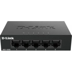 Switch D-Link 5xRJ45 GbE Negro (DGS-105GL) | EGS105GLE | 0790069458576 | Hay 10 unidades en almacén | Entrega a domicilio en Canarias en 24/48 horas laborables
