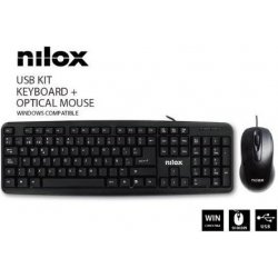 T+ratón Nilox Usb 1000dpi Negro (NXKME000003) | 8436556148491 | 8,65 euros
