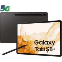 Imagen de Tablet Samsung Tab S8+ 12.4`` 8Gb 256Gb 5G Gris (X806B)