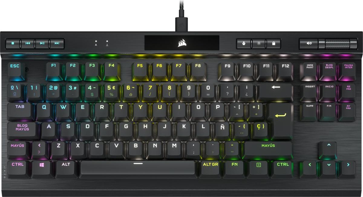 Este teclado mecánico tenkeyless de Corsair es una de las mejores
