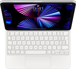 Imagen de Teclado Magic iPad PRO 11`` Blanco Gen3/4 (MJQJ3Y/A)