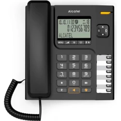 Teléfono Fijo Alcatel T78 Compacto Negro (ATL1423600) | 3700601423600