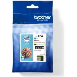 Tinta BROTHER Pack Negro/Tricolor (LC424VAL) | LC424VALBP | 4977766813099 [1 de 3]