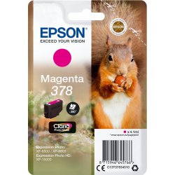 Cartucho Epson Squirrel Singlepack Magenta 378 Claria Photo HD Ink C13T37834010 | 8715946645766 [1 de 3]