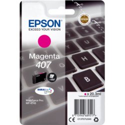 Tinta Epson 407 Magenta 38.1ml 1900 pág (C13T07U340) | 8715946689517