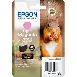 Cartucho Epson Squirrel Singlepack Light Magenta 378 Claria Photo HD Ink C13T378 | C13T37864010 | 8715946645827 [1 de 3]