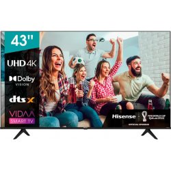 TV Hisense 43`` DLED UHD 4K Smart TV WiFi Negro (43A6BG) | 6942147474396