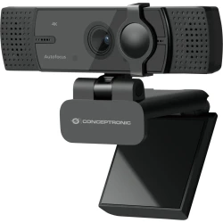 Webcam Conceptronic 4k Usb Micrófono Negra (AMDIS07B) | 2CONAMDIS07B | 4015867225523