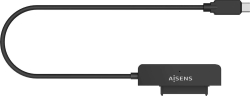 Adaptador AISENS SATA a USB-C Negro (ASE-25C04B) | 8436574709148 | Hay 4 unidades en almacén | Entrega a domicilio en Canarias en 24/48 horas laborables