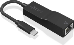 Adaptador AISENS USB-C/M a RJ45/H 11cm Negro(A109-0765) | 8436574709858 [1 de 6]