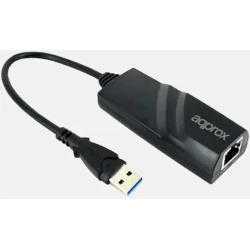 Adaptador Approx USB 3.0 a RJ45 Negro (APPC07GV3) | 8435099531616