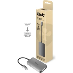 Adaptador Club 3D USB-C 3.0/M a DVI-D/H Gris (CAC-1510) | 8719214471286 | Hay 5 unidades en almacén | Entrega a domicilio en Canarias en 24/48 horas laborables