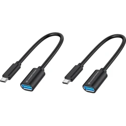 Adaptador CONCEPTRONIC USB-C/M a USB-A/H 2Un (ABBY11B) | 4015867230855