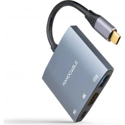 Adaptador Nanocable USB-C a USB-A/C/HDMI (10.16.4306) | 8433281013308 | Hay 2 unidades en almacén | Entrega a domicilio en Canarias en 24/48 horas laborables