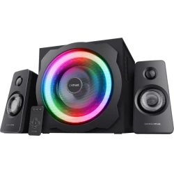 Altavoces Trust GXT 629 Tytan 2.1 60W RGB 3.5mm (22944) | Hay 1 unidades en almacén | Entrega a domicilio en Canarias en 24/48 horas laborables