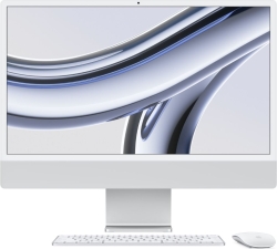Apple iMac 24`` Retina 4.5K M3 8Gb 256Gb Plata(MQR93Y/A) | Hay 1 unidades en almacén | Entrega a domicilio en Canarias en 24/48 horas laborables