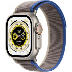 Apple watch ultra gps + cellular caja titanio 49mm correa loop trail azul/gris t | MNHL3TY/A | 0194253145172 [1 de 6]