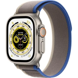 Apple Watch Ultra GPS + Cellular Caja titanio 49mm Correa Loop Trail Azul/Gris T | MQFV3TY/A | 0194253425984 [1 de 6]