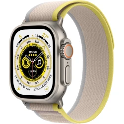 Apple Watch Ultra GPS + Cellular Caja titanio 49mm Correa Loop Trail Amarillo/Be | MNHK3TY/A | 0194253144892 [1 de 6]