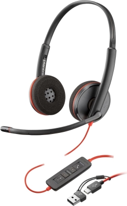 Auric+Micro POLY Blackwire 3220 USB-A + Adap. (8X228A6) | Hay 1 unidades en almacén | Entrega a domicilio en Canarias en 24/48 horas laborables